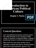Introduction To American Political Culture: Chapter 4, Theme A