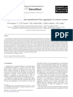Comparison of Natural and Manufactured Fine Aggregates in Cement Mortars PDF