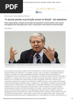 A Escola Perdeu Sua Função Social No Brasil