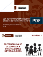 Presentación Talleres Ley Convivencia Escolar 2014