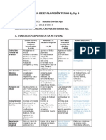 Rúbrica de Evaluación.