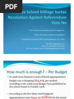 Download REC Presentation School Millage Surtax  by Republican Party of Sarasota SN24918386 doc pdf