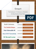 Group 6: The Readiness of Indonesia To Establish It's First Nuclear Power Plant