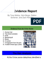 the evidence report confidential