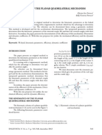 Kinematics of The Planar Quadrilateral Mechanism