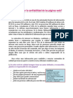 Cómo Evaluar La Confiabilidad de Las Páginas Web