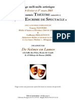 Stage Théâtre - Escrime de Spectacle 28.02.2015