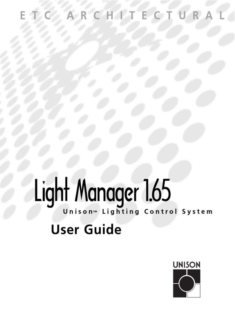 Unison Light Manager v1.65 Manual PDF Icon Point And
