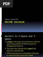 Vector Calculus