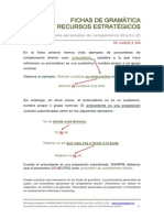 Fichadegramtica Los Pronombres personalesdecomplementodirectoII