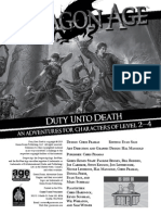 Duty Unto Death - Black & White