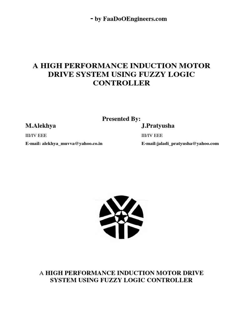 A High Performance Induction Motor Drive System Using Fuzzy Logic ...