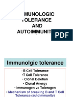 Immunologic Tolerance AND Autoimmunity