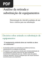 EM 853 Aula 5 (1) - Substituição de Equipamentos