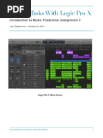 Editing Tasks With Logic Pro X: Introduction To Music Production Assignment 2