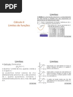 Limites de Funcoes