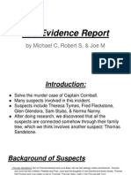 Lab Evidence Report Presentation