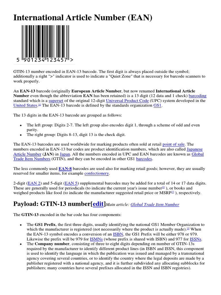 About: International Article Number _ Article Number Lookup – RSCVF
