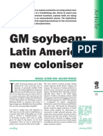 GM Soybean:: Latin America's New Coloniser