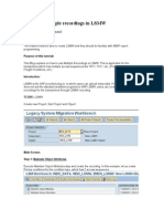 Handling Multiple Recordings in LSMW