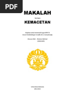 Makalah Kemacetan