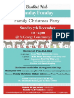 Bambini Xmas Party Poster