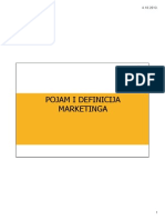 Pojam I Definicija Marketinga