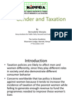 Gender and Taxation - Bernadette Wanjala