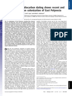 High-precision radiocarbon dating shows recent and rapid initial human colonization of East Polynesia