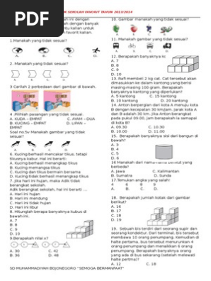 Soal Tes Psikologi Masuk Smp Sma