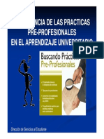 Practicas Pre Profesionales