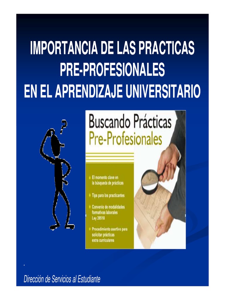 Practicas Pre Profesionales | PDF