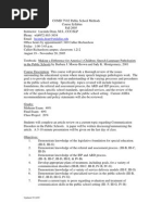 UT Dallas Syllabus for comd7301.001 05f taught by Lucinda Dean (lxl018300)