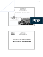 Engenharia de Transportes I - Aula 09 - Distância de Frenagem