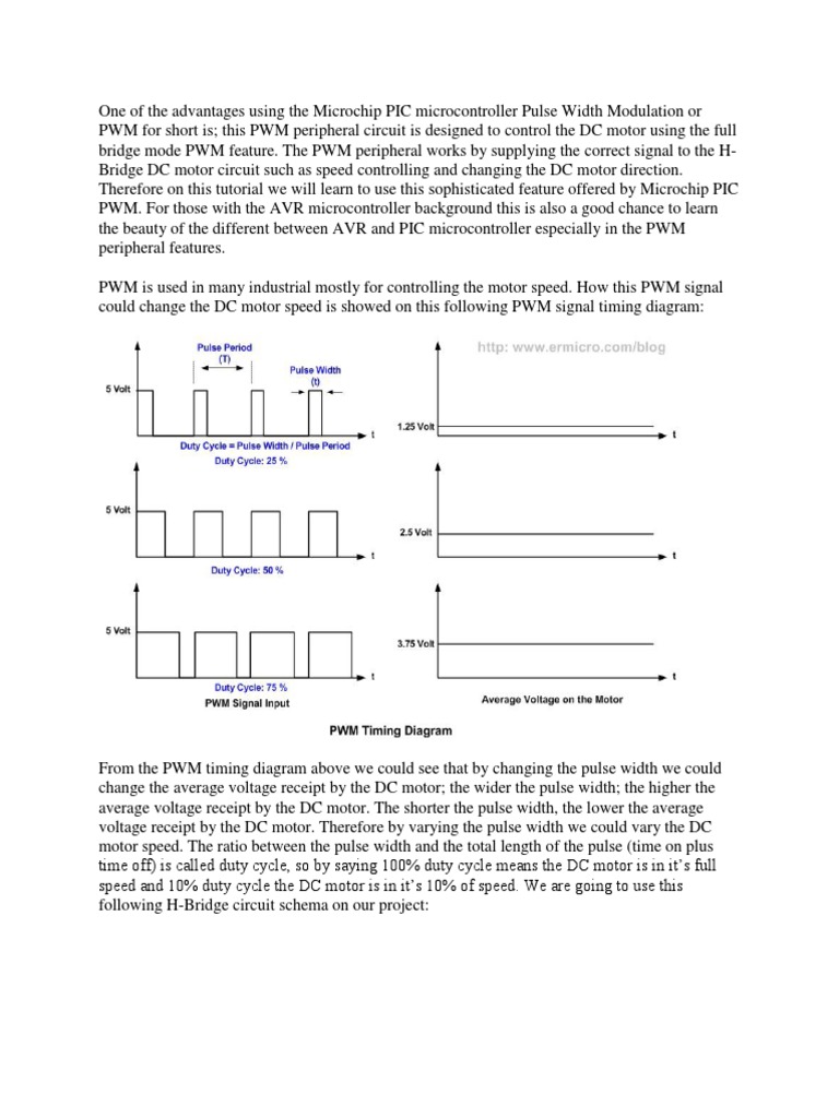 PWM | PDF | Pic Microcontroller | Analog To Digital Converter