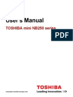 Toshiba NB 250 User Manual