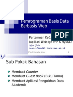 Pbdweb 11 Aplikasi Web Phpmysql