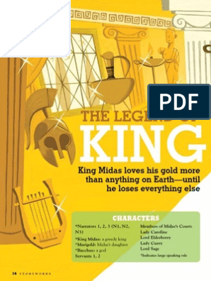 King Midas' Golden Touch - Here is a close up of our Character