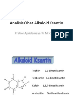 Analisis Obat Alkaloid Ksantin