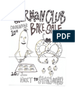 german club bake sale-12-10-14