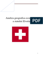 Analiza Geografica Economica a Statului Elvetia