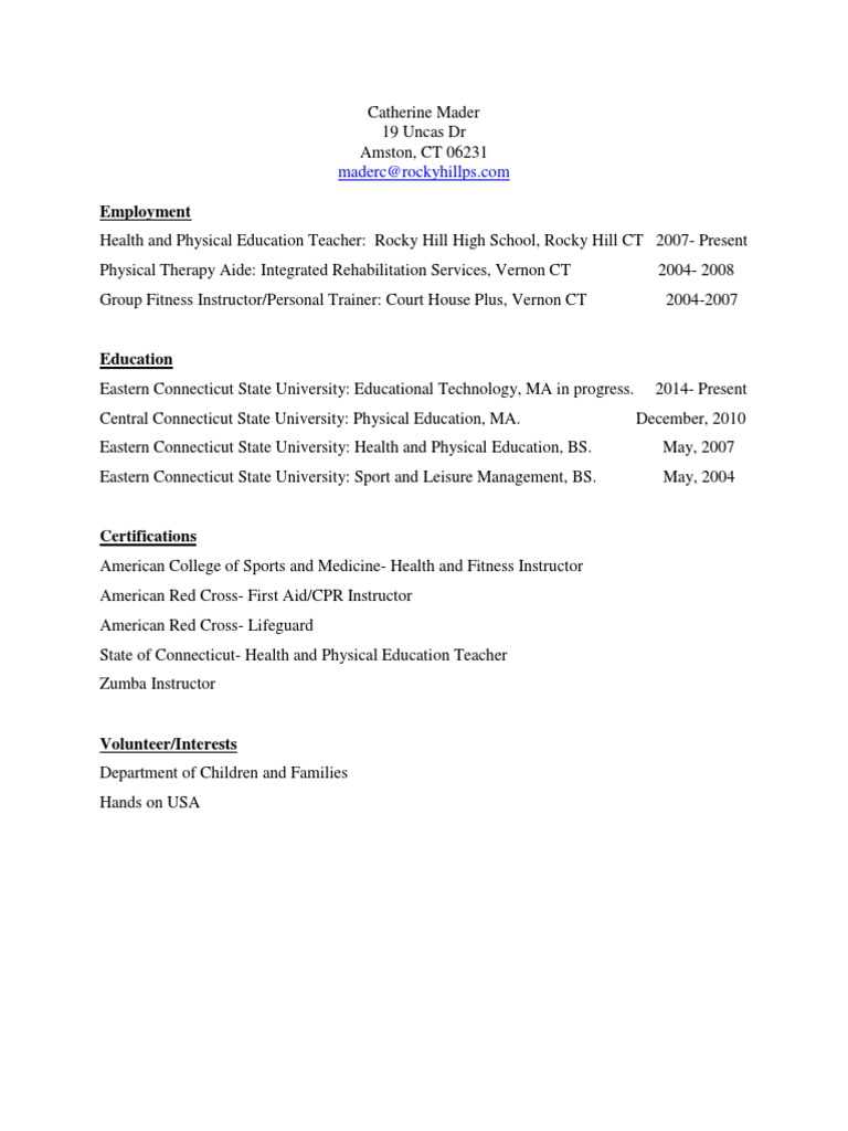 Cat Resume | PDF