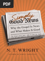 Download Simply Good News by N T Wright Book Excerpt by HarperOne  an imprint of HarperCollins SN249279320 doc pdf