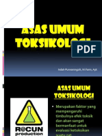 Asas Umum Toksikologi