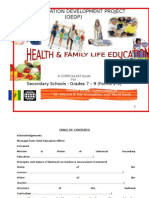 Health and Family Life Education Curriculum Guides (2009)