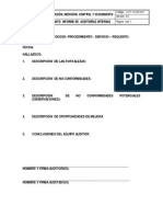 Formato Informe Auditorias Internas U-FT-14.002.007