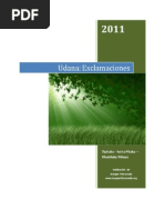 Udana- Exclamaciones
