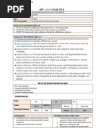 part b lesson plans for learning segment