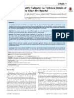 Spirometry in Healthy Subjects: Do Technical Details of The Test Procedure Affect The Results?