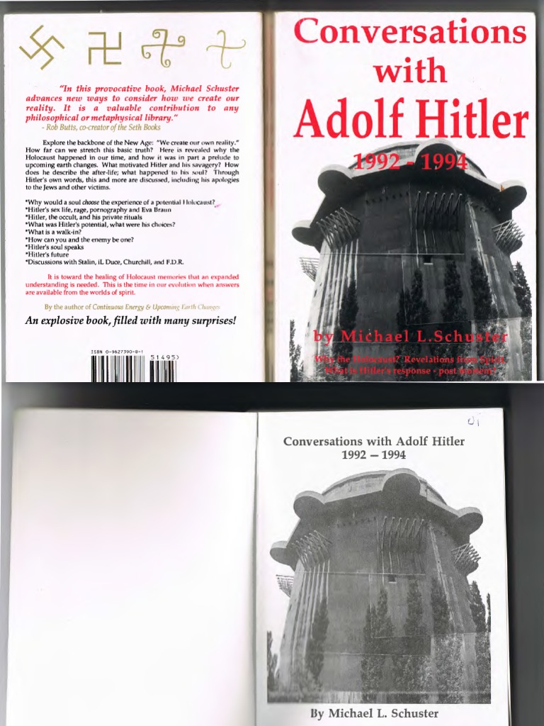 Conversations With Adolf Hitler (1992-1994), M.L.schuster-2 | PDF